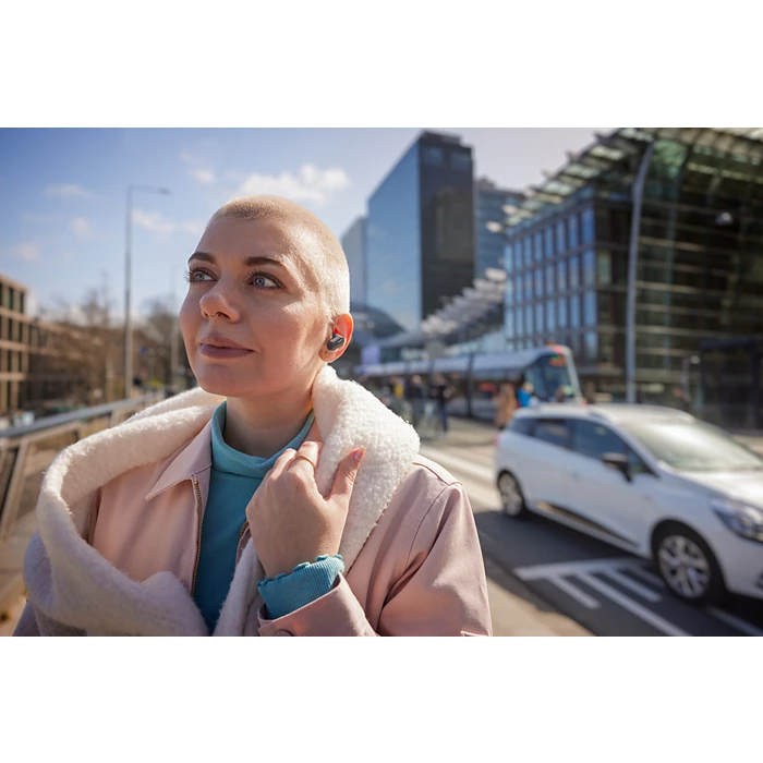 Philips True Wireless Noise Cancelling Headphones - Black | TAT3508BK/00