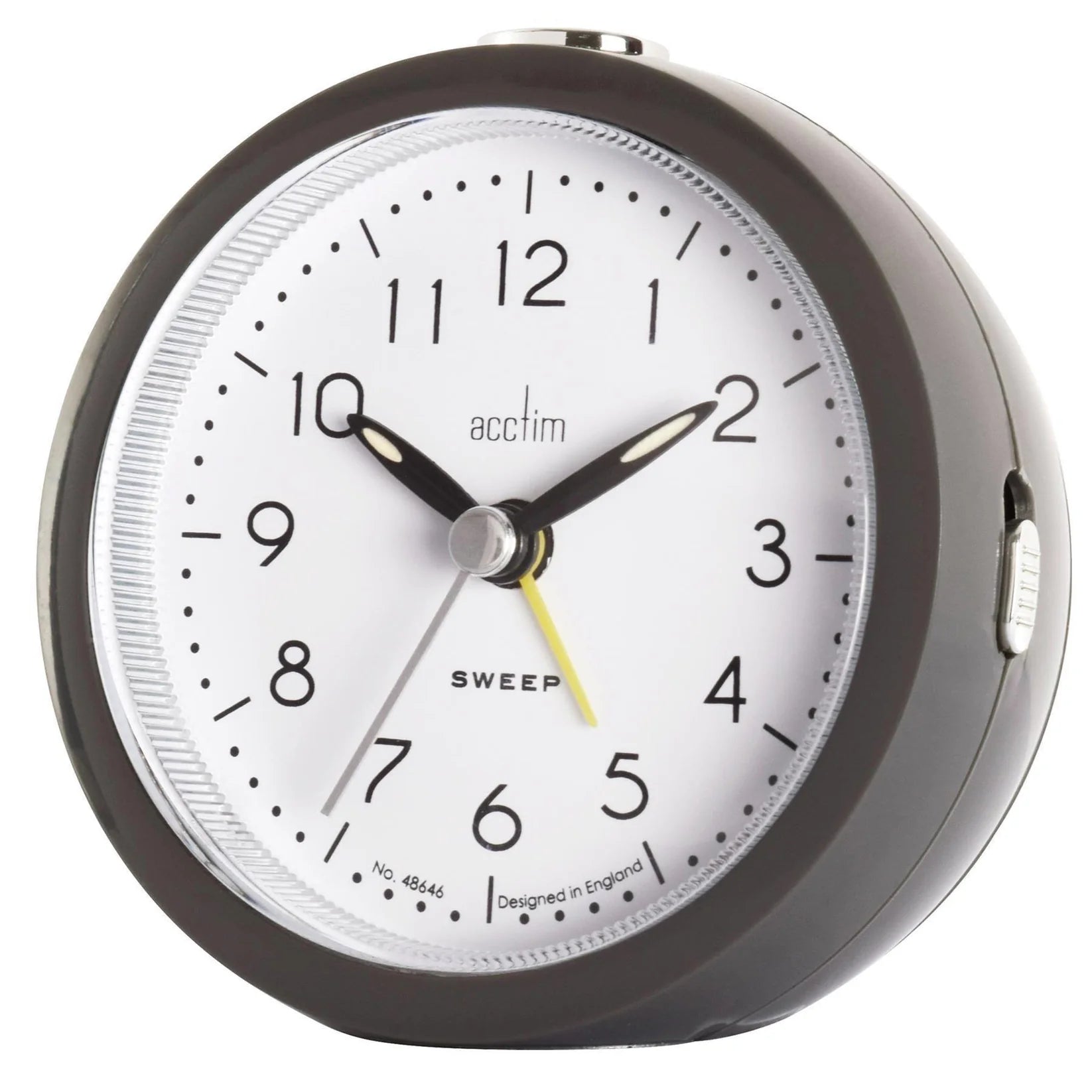 Acctim Kiera Sweep Alarm Clock Aston Grey - 15817