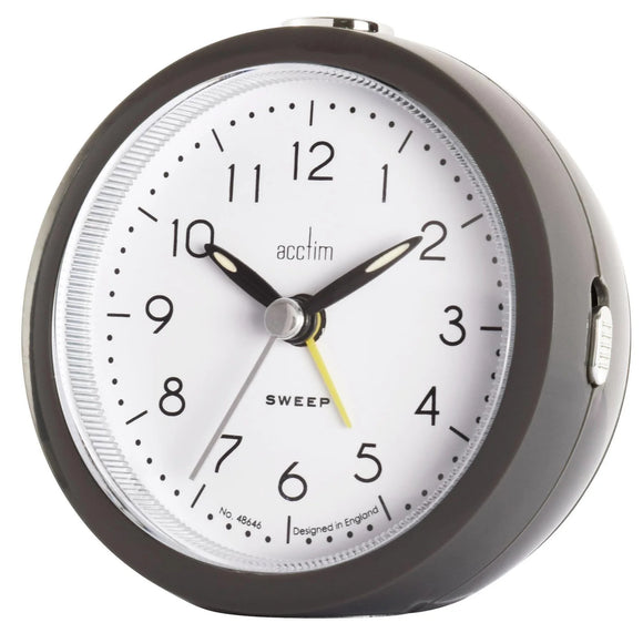 Acctim Kiera Sweep Alarm Clock Aston Grey - 15817