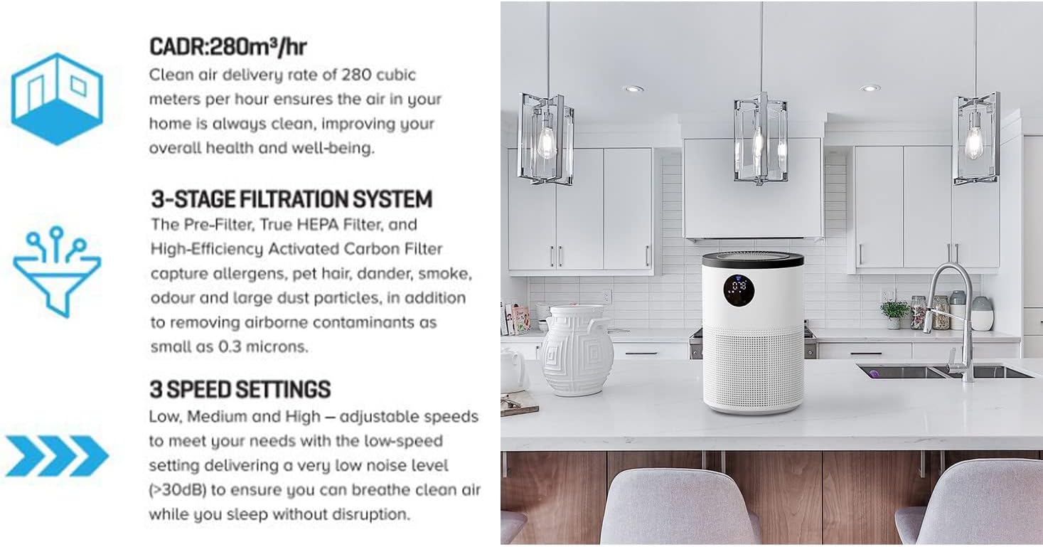 Daewoo Smart Air Purifier With WIFI - COL1563