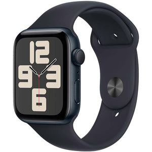 Apple Watch SE GPS 44mm Aluminum with Midnight Sport Band S/M