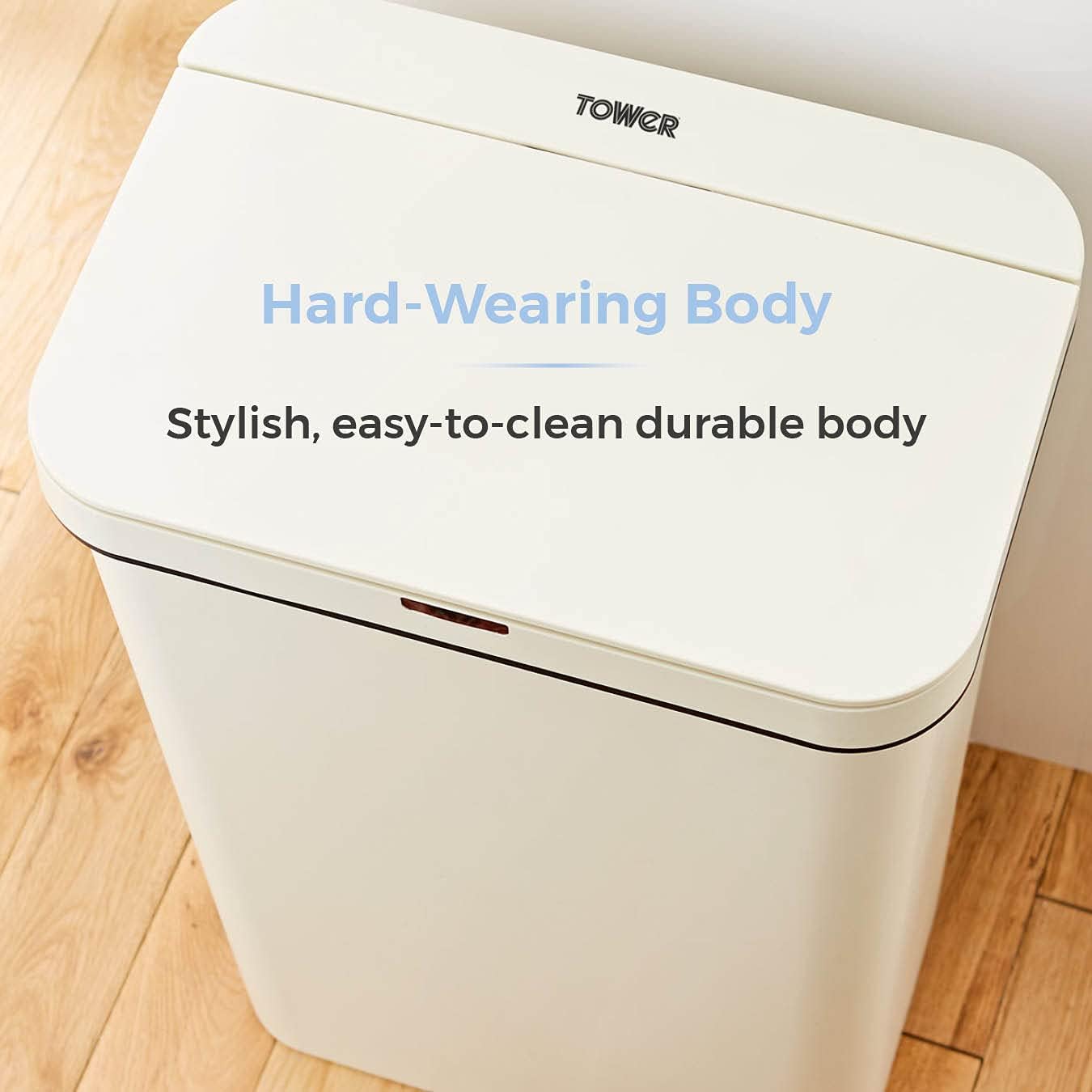 Tower Cream 50L Sensor Bin