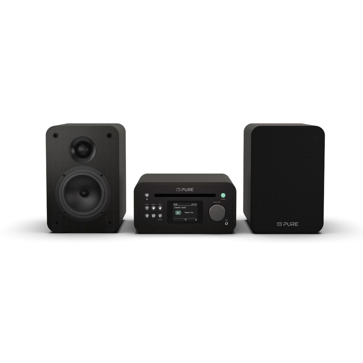 Classic Stereo Mini Stereo System Black - 255604