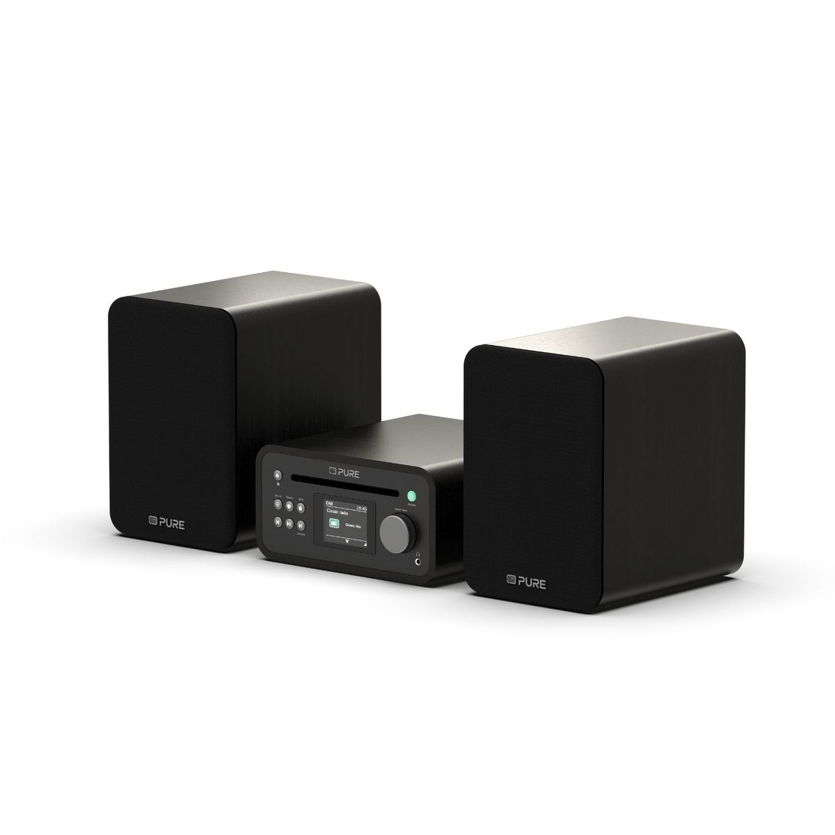 Classic Stereo Mini Stereo System Black - 255604