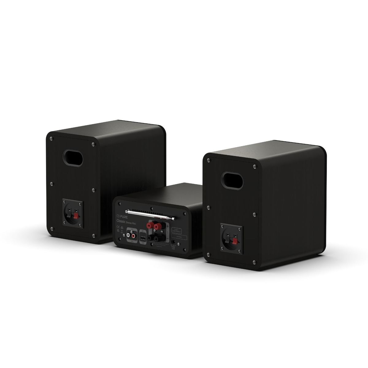 Classic Stereo Mini Stereo System Black - 255604