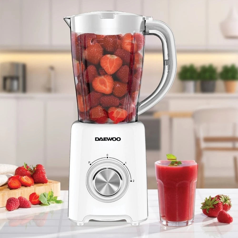 Daewoo Electric Blender with Coffee/Spice/Nuts Grinder - 500W