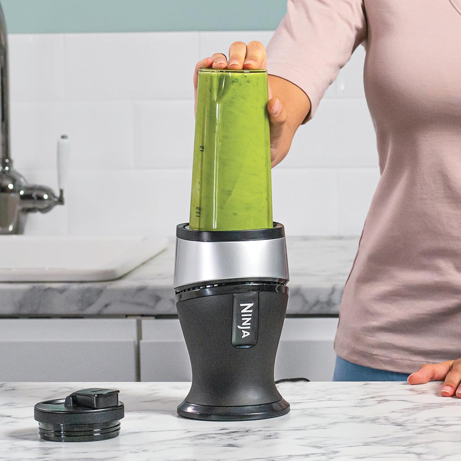 Ninja Nutri 700W Slim Blender and Smoothie Maker - QB3001