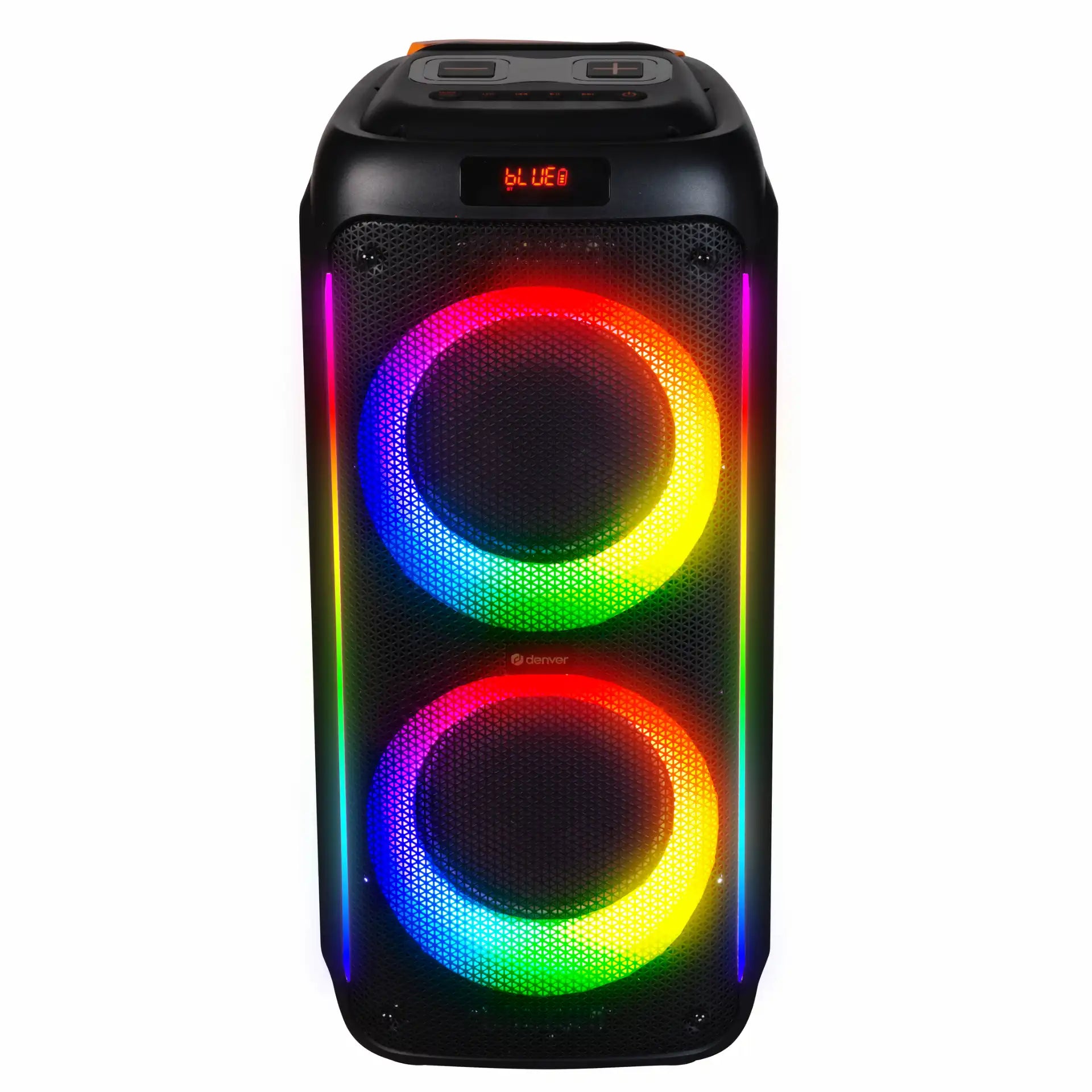 Denver Bluetooth Party Speaker with LED light & 2 x 10" woofers | BPS-458