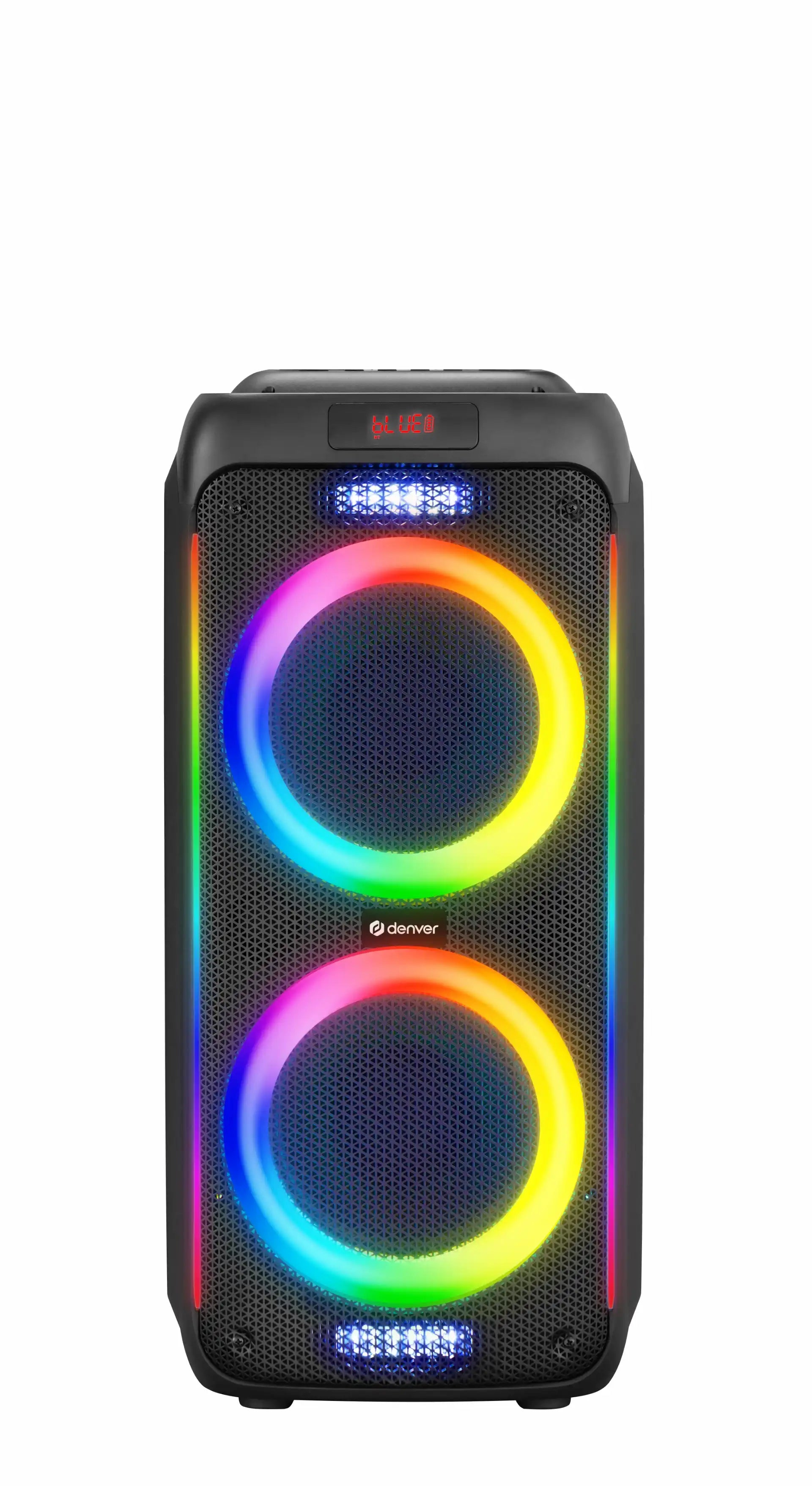 Denver Bluetooth Party Speaker with LED light & 2 x 10" woofers | BPS-458