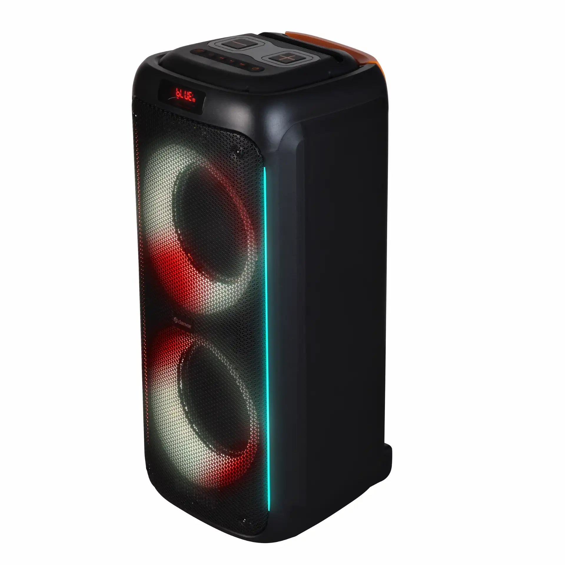 Denver Bluetooth Party Speaker with LED light & 2 x 10
