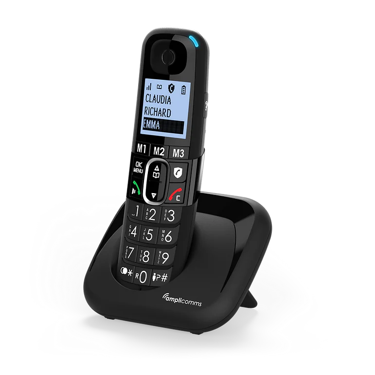 Amplicomms BigTel 1500 Solo Black Solo - Cordless Phone