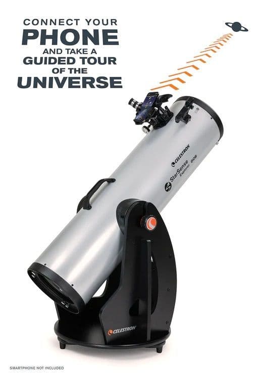 Celestron StarSense Explorer 10” Smartphone App-Enabled Dobsonian Telescope | 22471