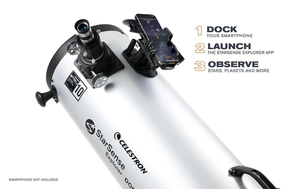 Celestron StarSense Explorer 10” Smartphone App-Enabled Dobsonian Telescope | 22471