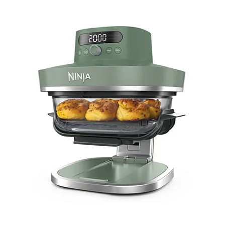 Ninja CRISPi PRO 5-in-1 XL Glass Air Fryer Green - AS090GN