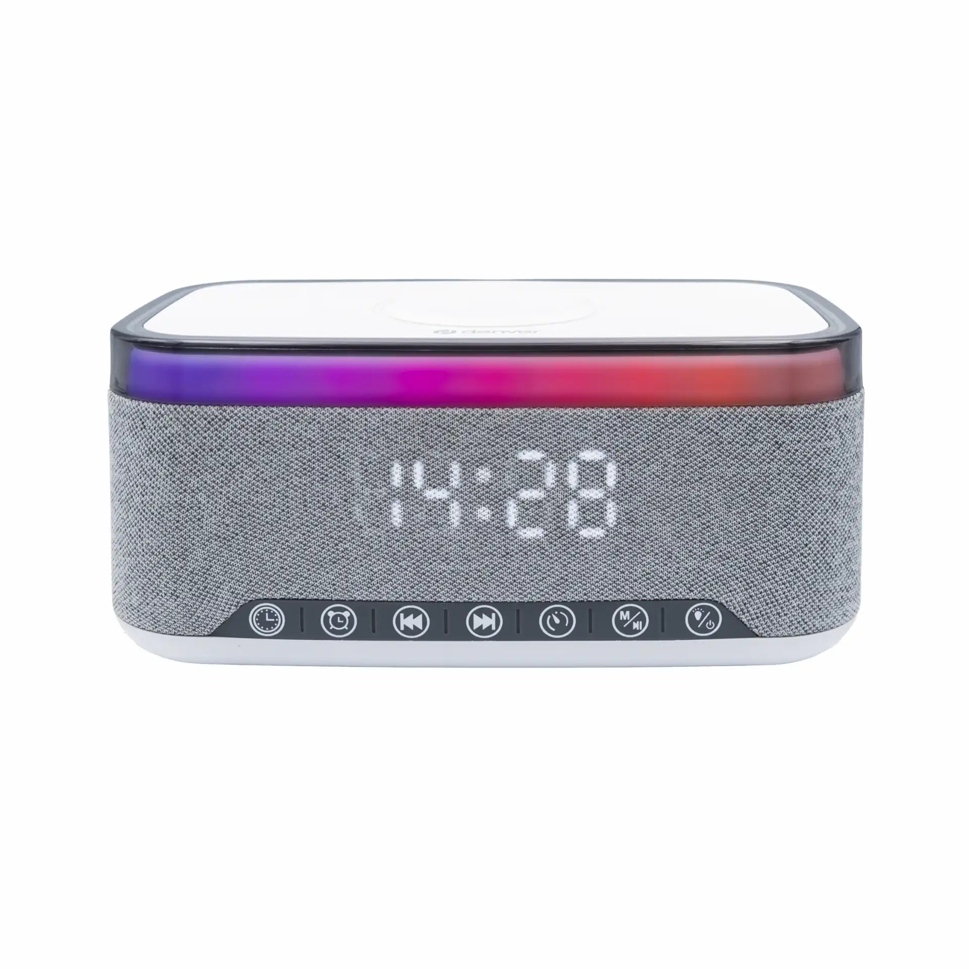 Denver FM Clock Radio with Bluetooth function & wireless charging | CRQ-225