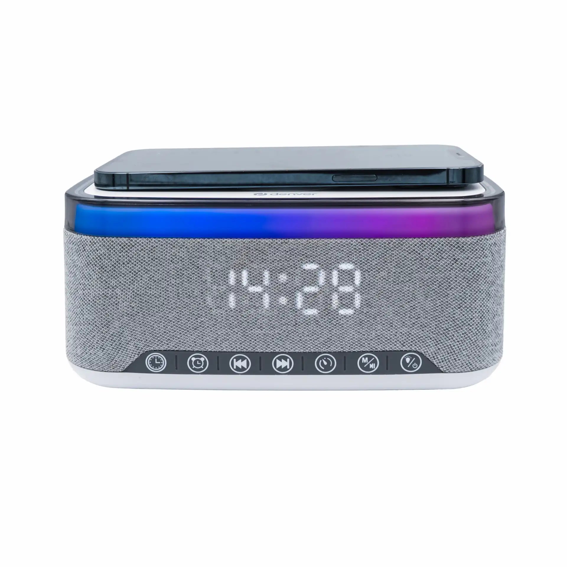 Denver FM Clock Radio with Bluetooth function & wireless charging | CRQ-225