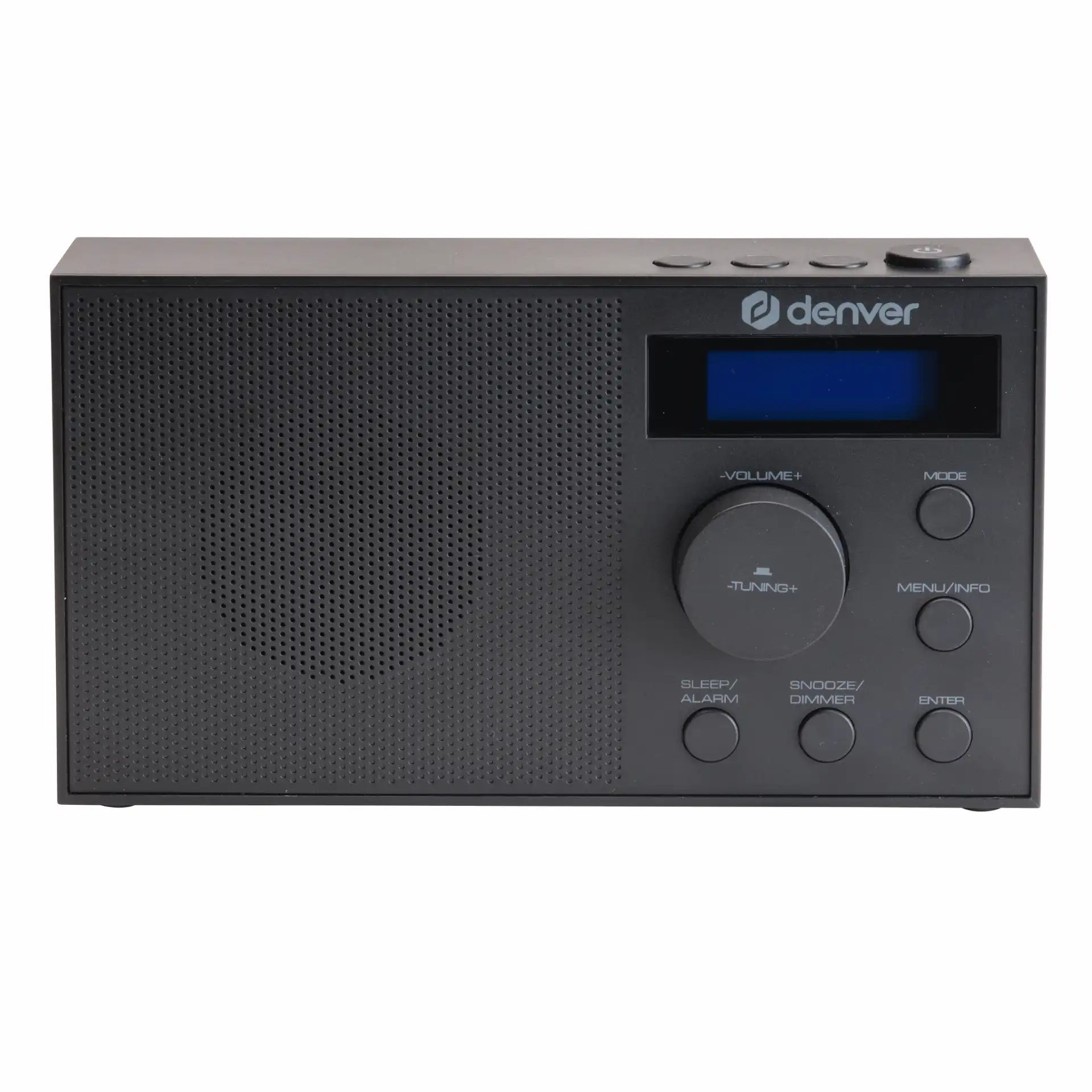 Denver Black DAB+/FM Radio with clock & dual alarm | DAB-51B