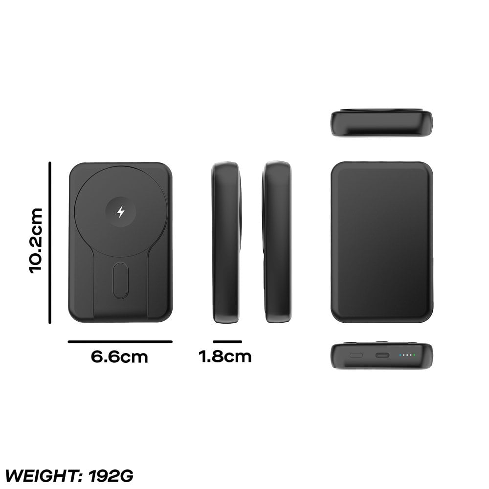 Daewoo 10000mAh Portable MagSafe Wireless Power Bank - ELA1442GE