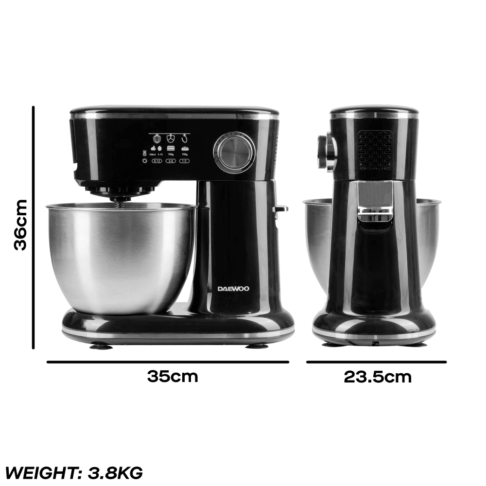 Daewoo 1000W 5L Baking Stand Mixer - SDA2758GE1