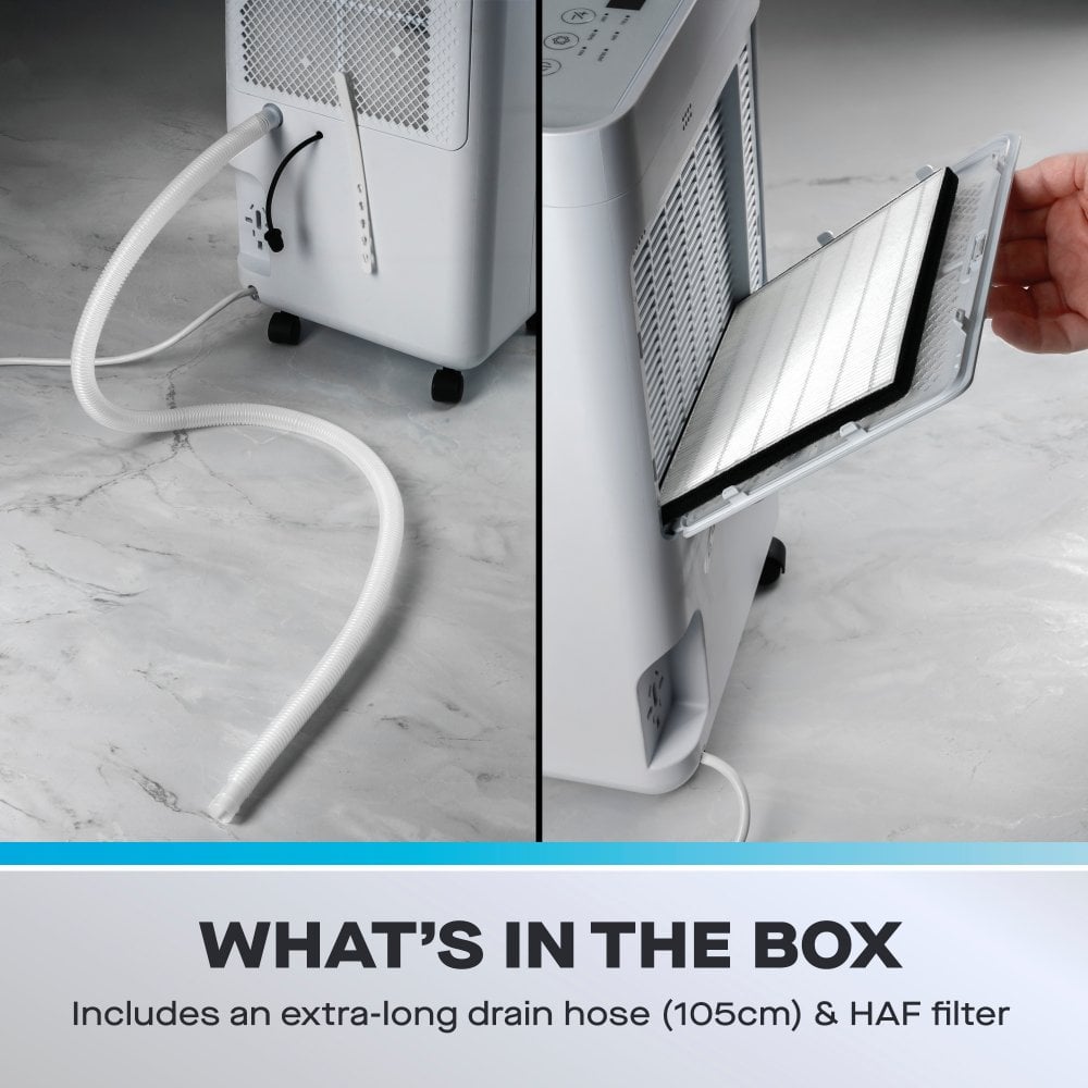 Daewoo 12L Dehumidifier with Air Purifier - COL1670GE