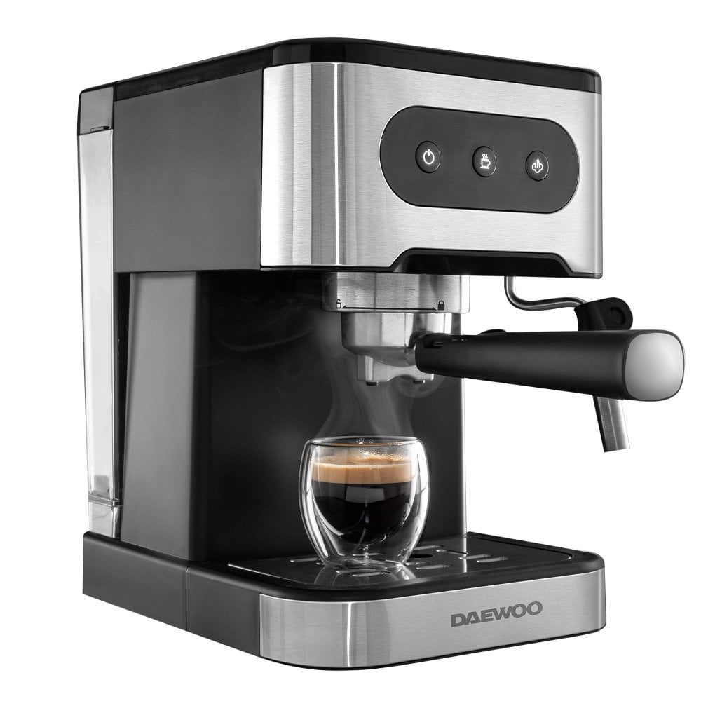 Daewoo 20 Bar Espresso Coffee Maker with Steam Wand