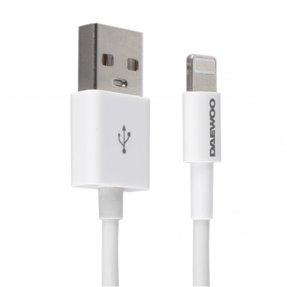 Cable de carga USB-A a Lightning de 8 pines DAEWOO de 3 metros | ELA1347GE