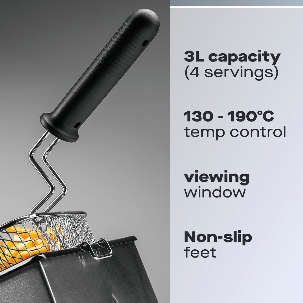 Freidora Daewoo de 3 litros