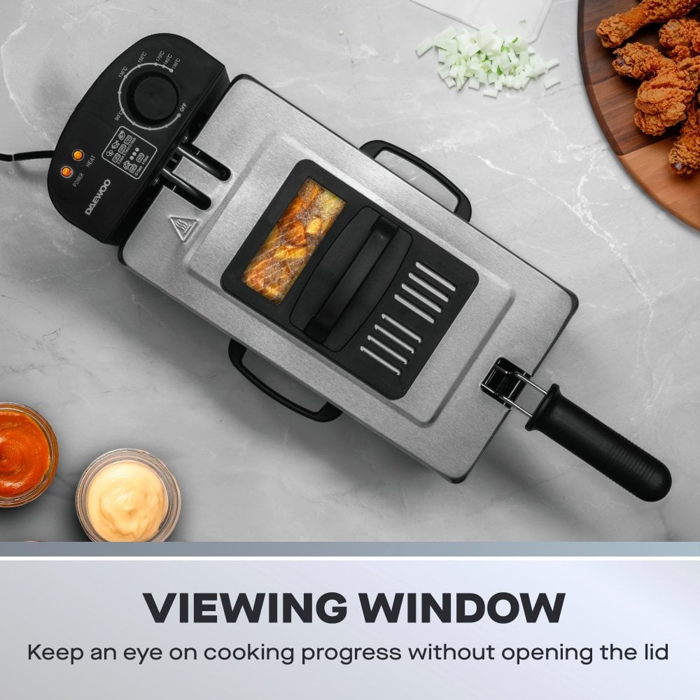 Freidora Daewoo de 3 litros