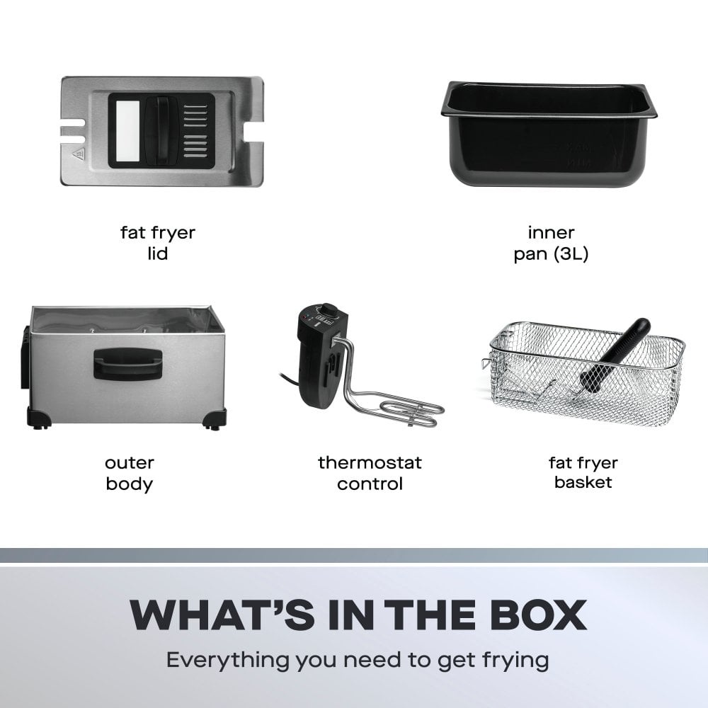 Freidora Daewoo de 3 litros