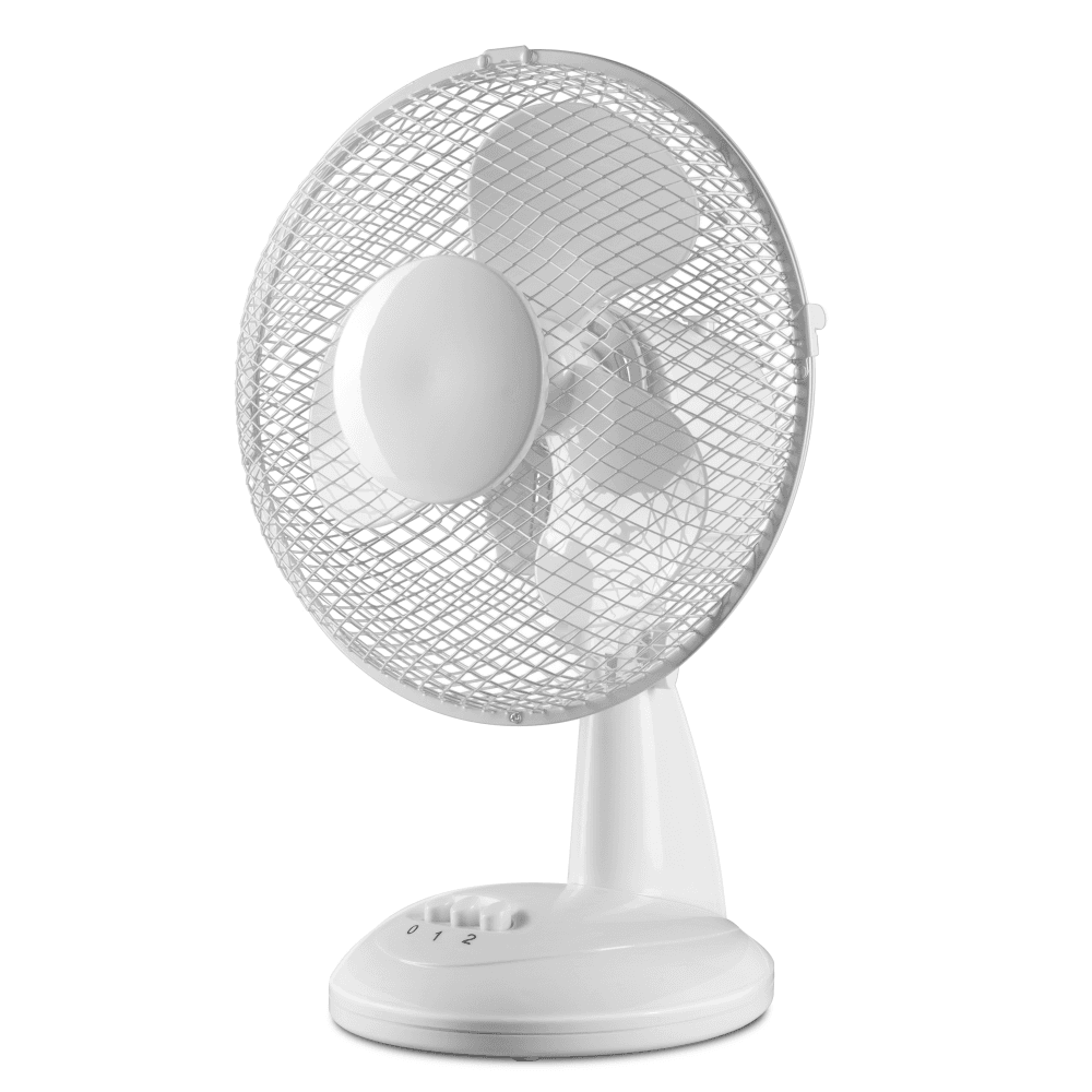 DAEWOO 9" White Desk Fan