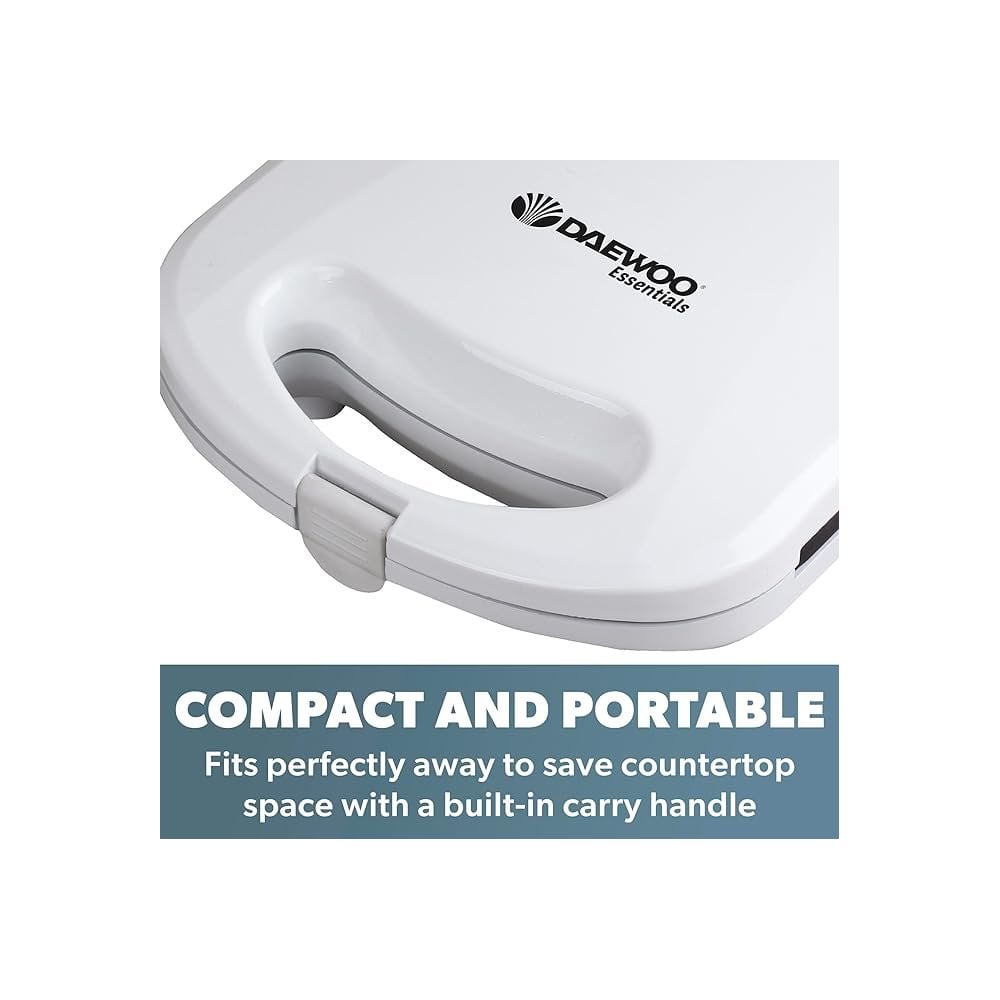 DAEWOO Essentials 2 Portion Sandwich Toastie Maker | SDA1037GED