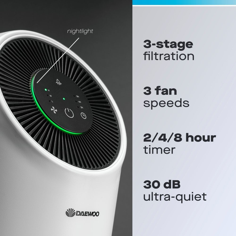 Daewoo Ultra Quiet Air Purifier