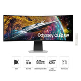 Samsung computer monitor 124.5 cm (49") 5120 x 1440 pixels DQHD OLED Silver | LS49CG954SU