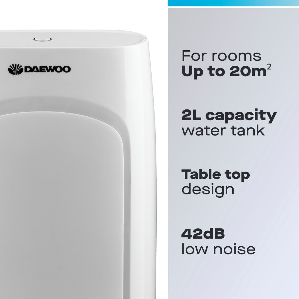 Daewoo 2L Dehumidifier - COL1382GE