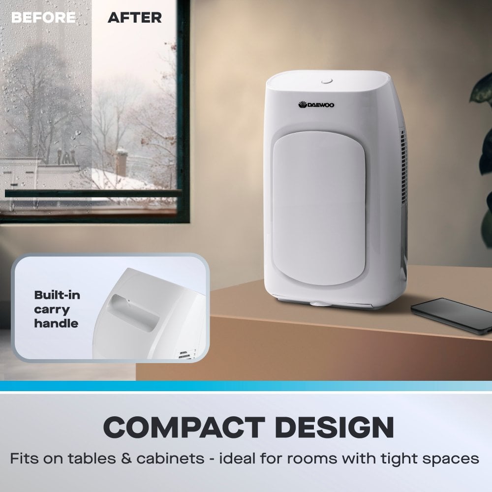 Daewoo 2L Dehumidifier - COL1382GE