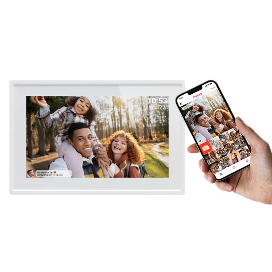 Marco de fotos digital con wifi Denver FRAMEO de 7 pulgadas | PFF-725