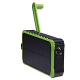 Denver 10000mAh Solar Powerbank with Hand Crank Dynamo | PSO-10012