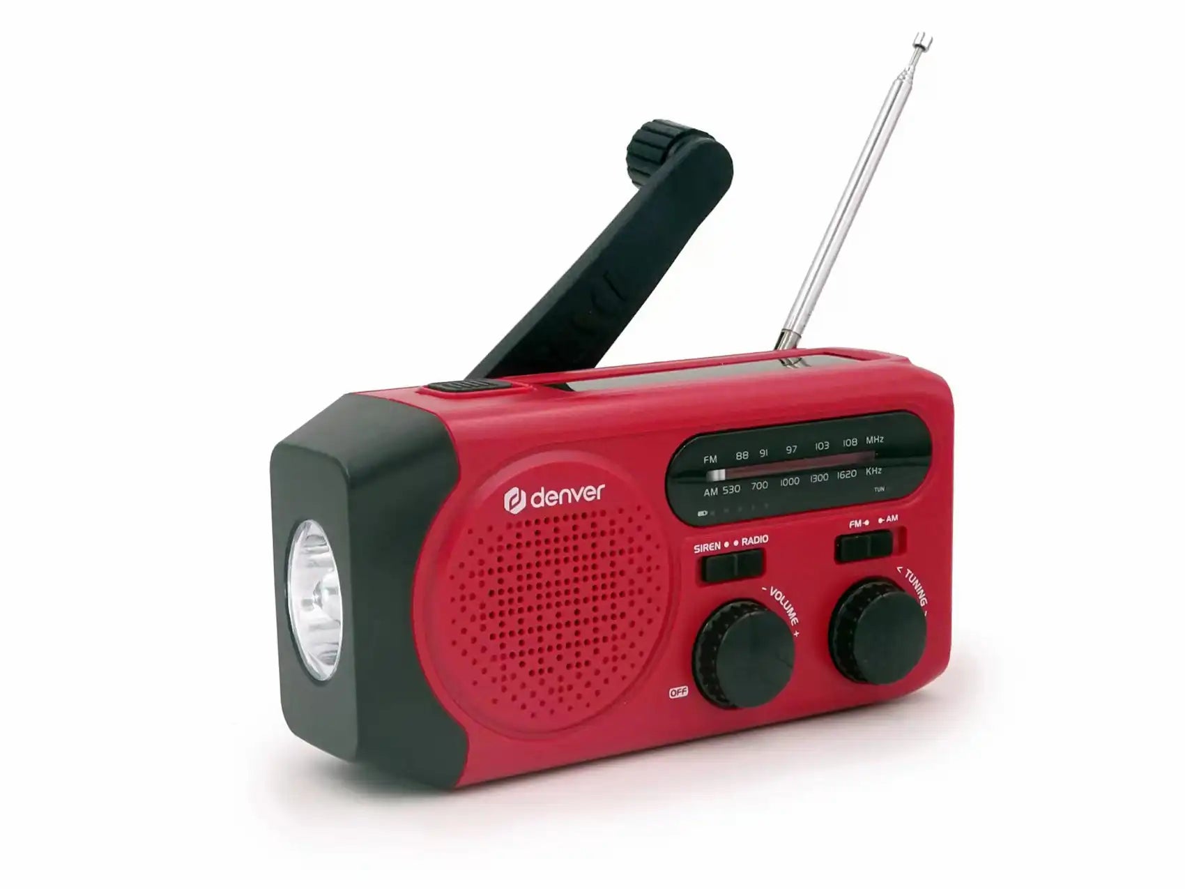 Denver Solar Crank Radio - SCR-2010MK2