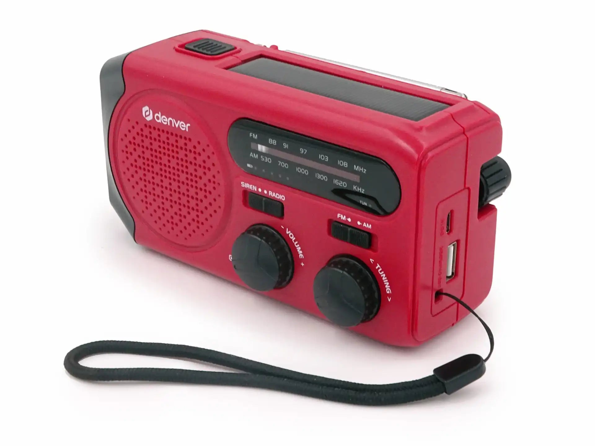 Denver Solar Crank Radio - SCR-2010MK2
