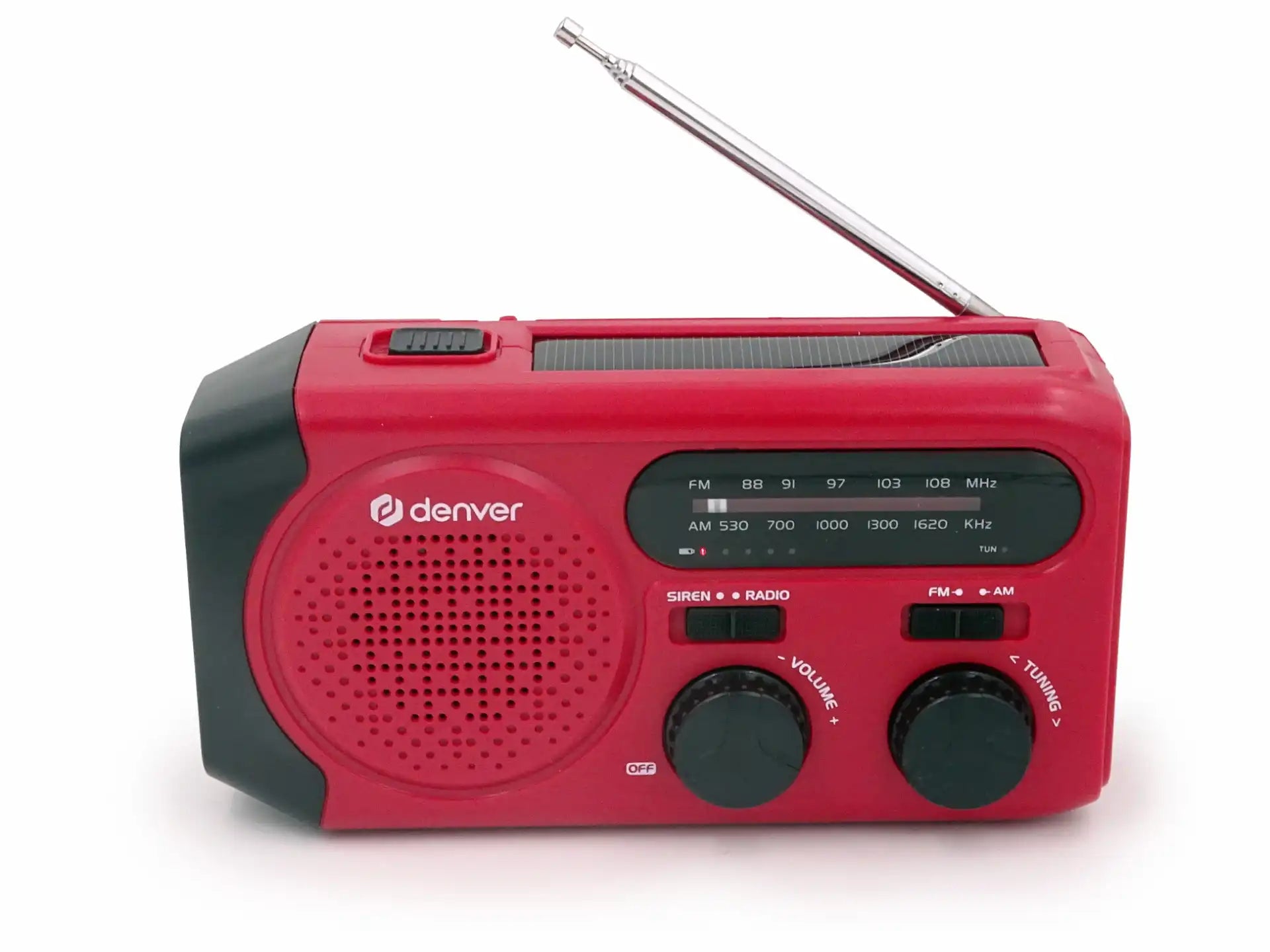Denver Solar Crank Radio - SCR-2010MK2