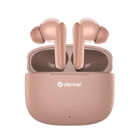 Auriculares inalámbricos Bluetooth Denver True con estuche de carga y función manos libres | TWE-48