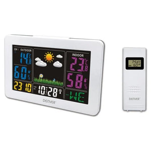 Denver Colourful Weather Station With Radio Control - WS-540WHITE