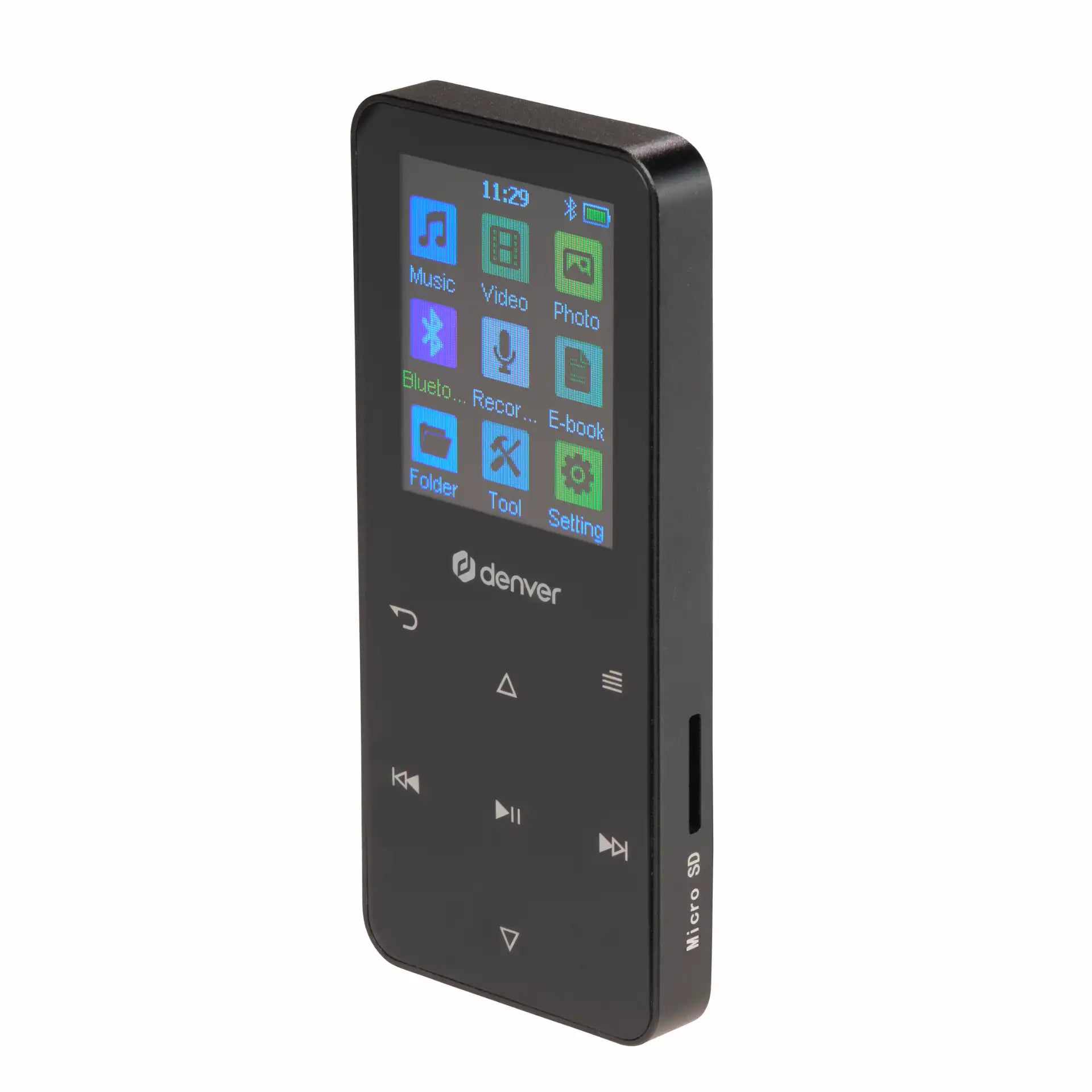 Denver MP4 Media Player With Bluetooth - MP-1830B BLACK