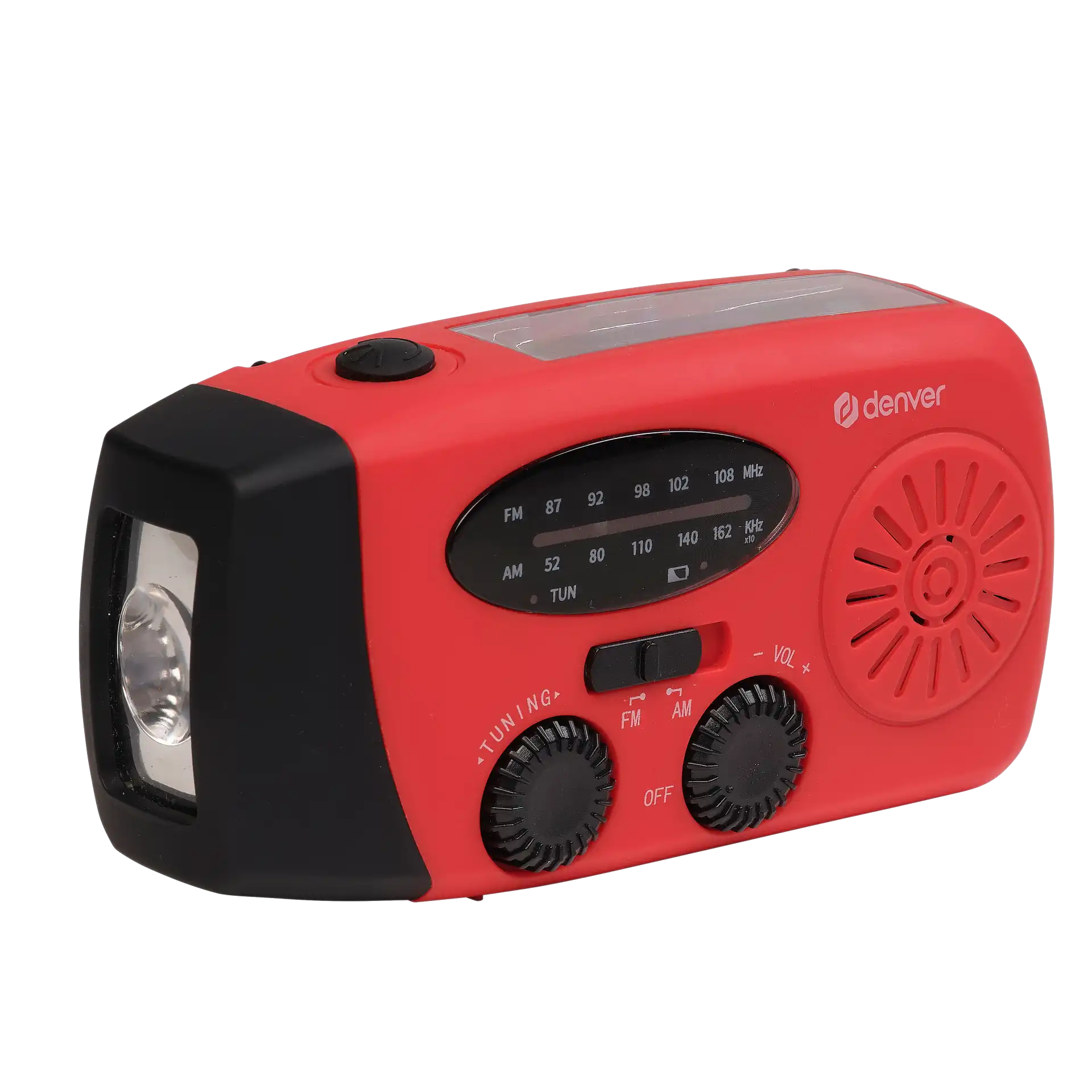 Denver Solar Crank Radio - SCR-2005