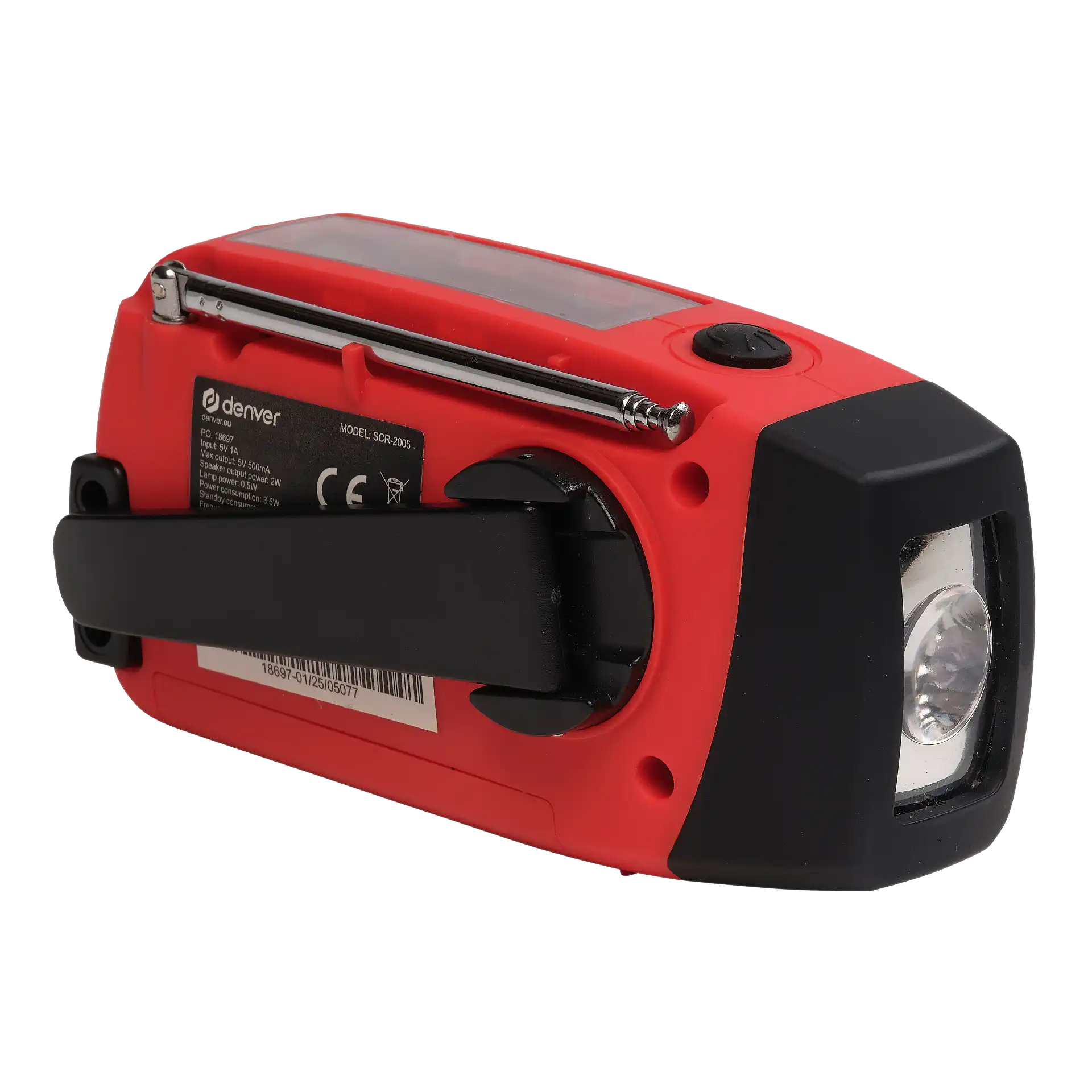 Denver Solar Crank Radio - SCR-2005