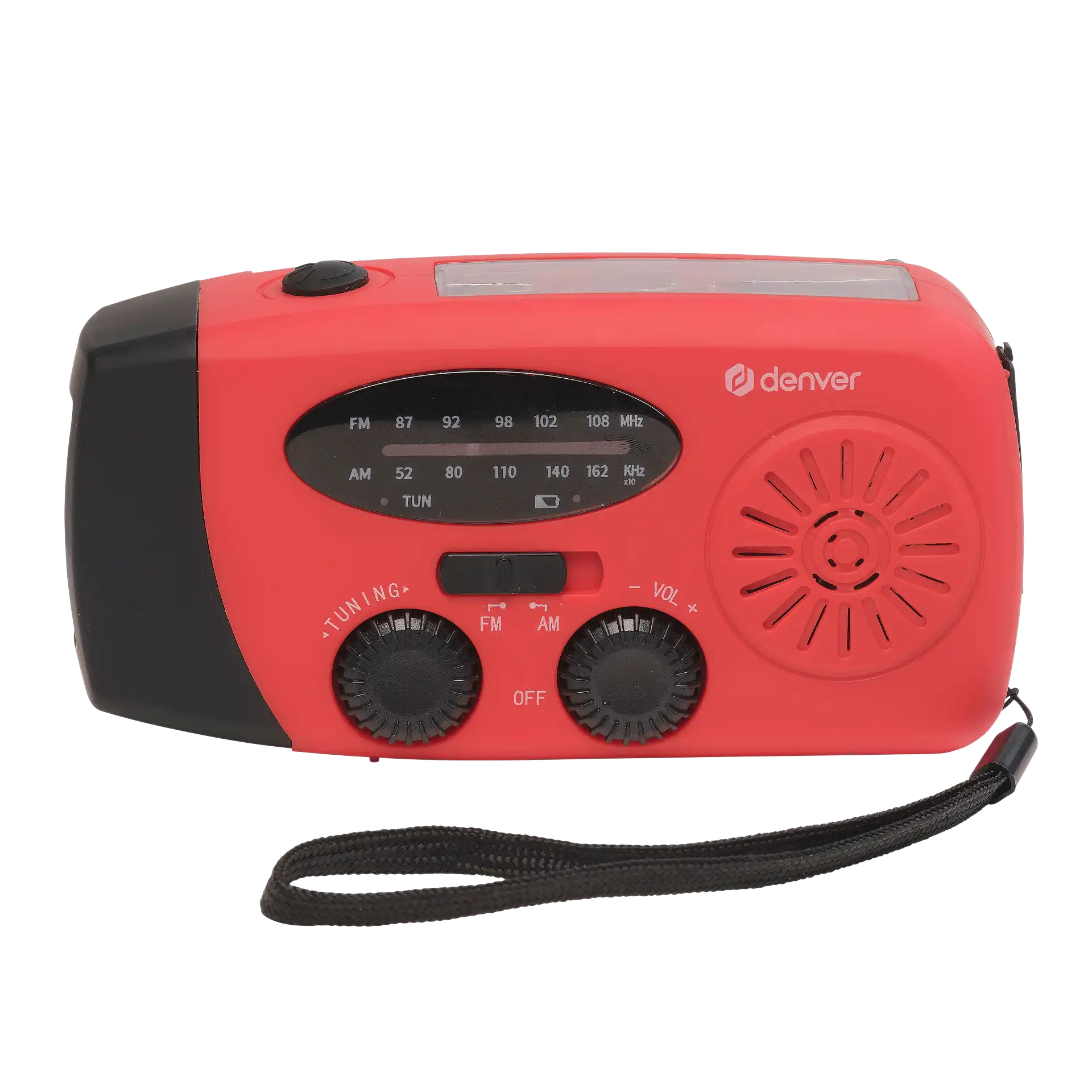 Denver Solar Crank Radio - SCR-2005