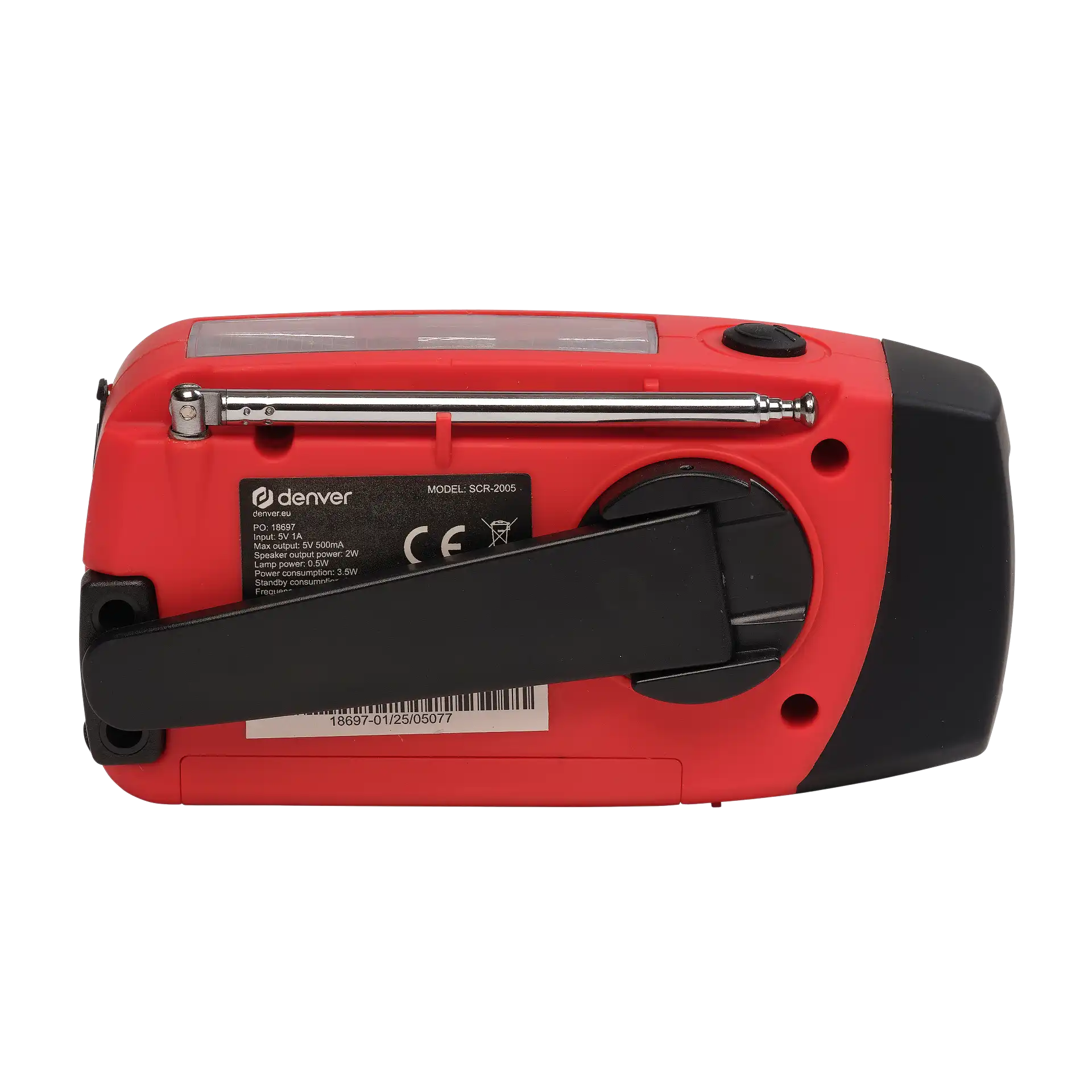 Denver Solar Crank Radio - SCR-2005