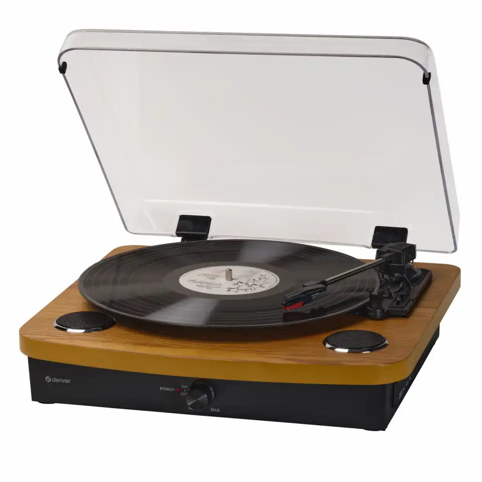 Tocadiscos retro Denver con Bluetooth y altavoces integrados | VPL-230