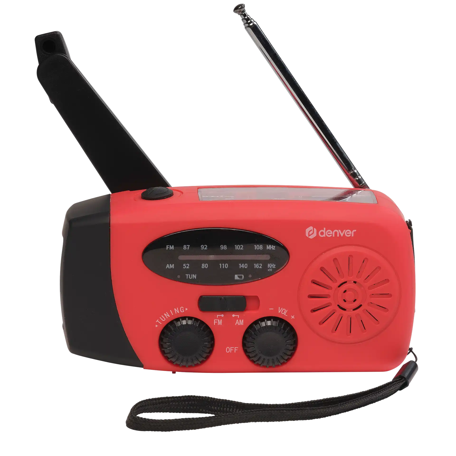 Denver Solar Crank Radio - SCR-2005