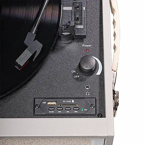 Tocadiscos independiente Denver con amplificador y altavoces integrados - VPR-250